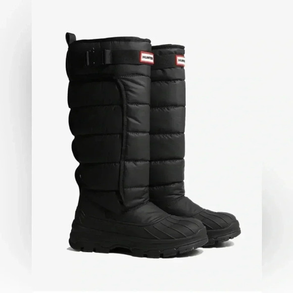 Hunter Shoes - Hunter Black Intrepid Tall Winter & Rain Boots 8M